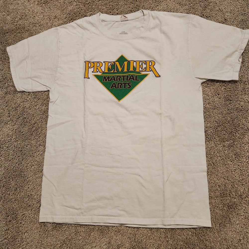 👕T-Shirt Sale!👕 White Premier Martial Arts T-Shirt